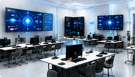 PHÒNG LAB THỰC HÀNH - HỌC QUA MÔ PHỎNG